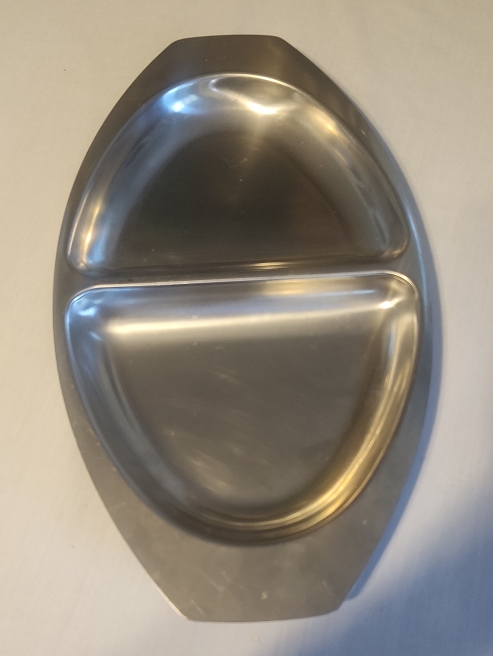 Selandia 18-8 Divided Stainless Steel Serving Tray